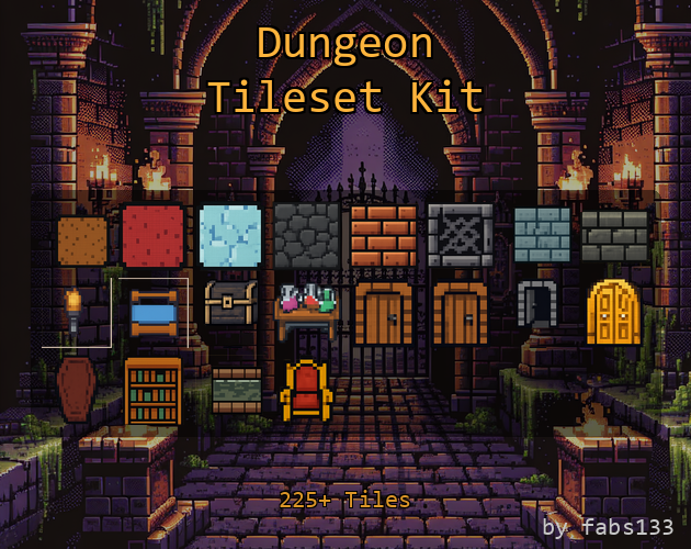Dungeon Tileset preview