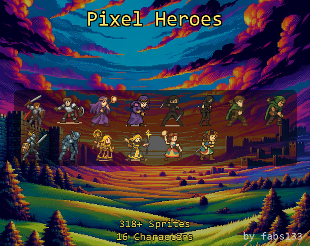 Pixel Heroes preview